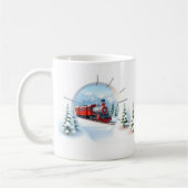3D Train mok Wrap verschijnt door een breekmuur (Links)