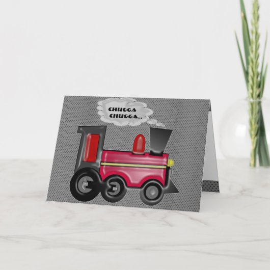 3D-trein Kaart (Voorkant)