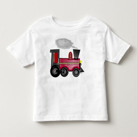 3D-trein Kinder Shirts (Voorkant)