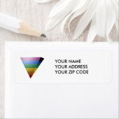 3D-TRIANGEEL LGBT-PRIDE ETIKET (Insitu)