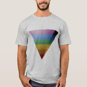 3D-TRIANGEEL LGBT-PRIDE T-SHIRT (Voorkant)