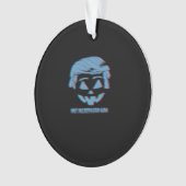 3D Trumpkin Make Halloween Great Again Ornament (voorkant)