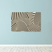 3D Twists Canvas (Insitu (Houten vloer))