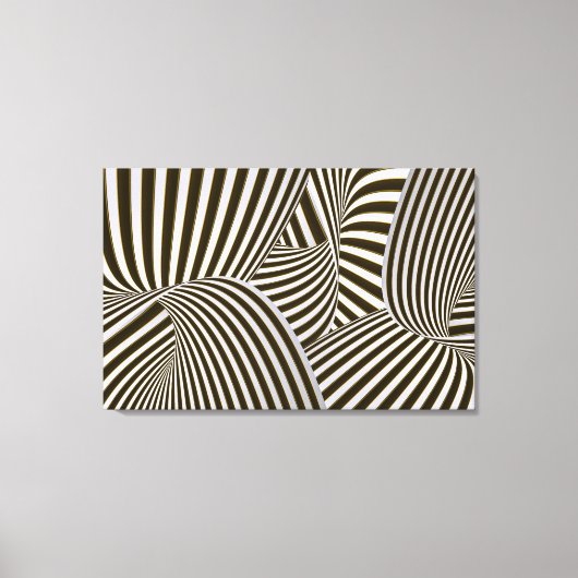 3D Twists Canvas Afdruk (Voorkant)