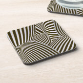 3D Twists Hard Plastic Onderzetter set van 6 (Linkerzijde)
