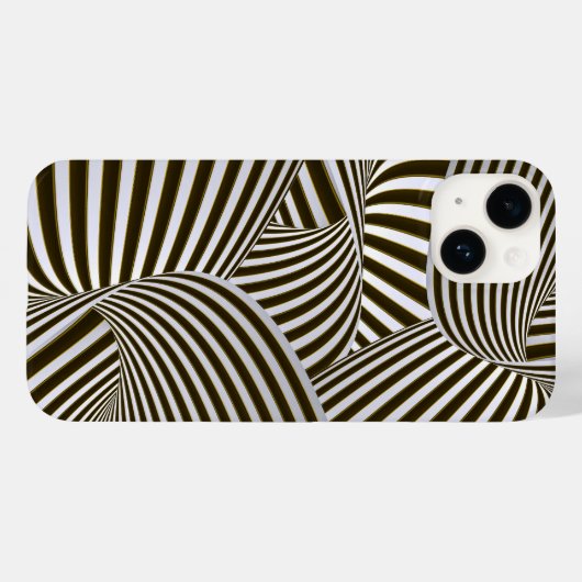 3D Twists iPhone Case (Achterkant (horizontaal))