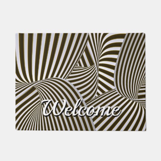 3D Twists Welkom Doormat Deurmat (Voorkant)