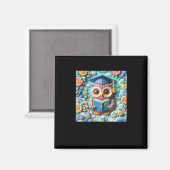 3d Uil #5 Sticker Magneet (Voorkant / Achterkant)