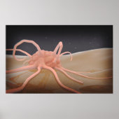 3D Uitgeven van macrofaagfagocytose Poster (Voorkant)