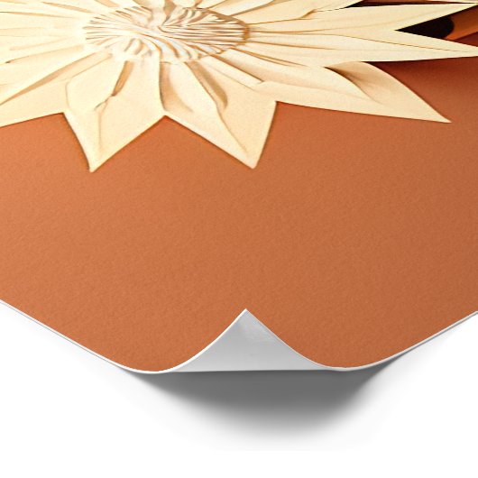 3D-uitzicht op leuke oceaanliefhebbers Poster (Hoek)