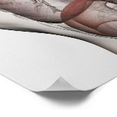 3D Uitzicht van het ademhalingssysteem voor mannen Poster (Hoek)