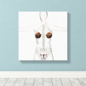 3D Uitzicht van het voortplantingssysteem van het Canvas Afdruk (Insitu (Houten vloer))