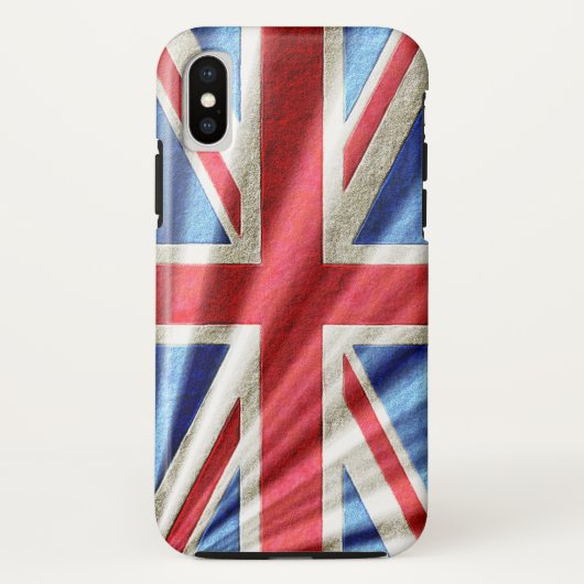 3D Union-vlag/Geus ontwerp Case-Mate iPhone Case (Achterkant)