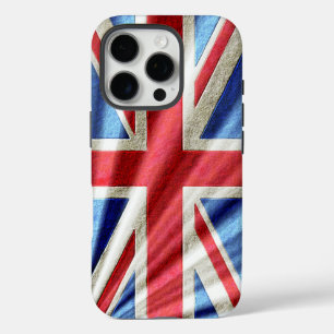 3D Union-vlag/ Jack-ontwerp iPhone 16 Pro Hoesje