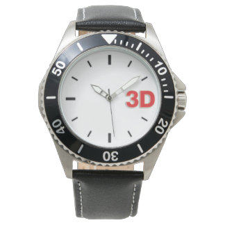 3D uur 2-Rd. Horloge