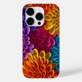 3D veelkleurige bloemen Case-Mate iPhone Case (Achterkant)