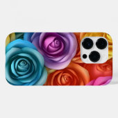 3D veelkleurige Rozen Case-Mate iPhone Case (Achterkant (horizontaal))