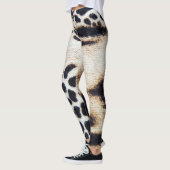 3d Verbluffend Dierenpatroon in Hyena Huidontwerp Leggings (Links)