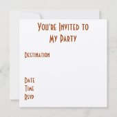 3D Verbluffend modern Heart Design Invitation Kaart (Achterkant)