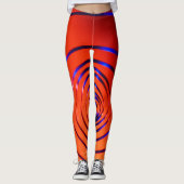 3d verbluffend objectpatroon in verbluffend design leggings (Voorkant)