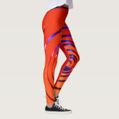 3d verbluffend objectpatroon in verbluffend design leggings (Rechts)