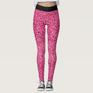 3d Verbluffend Sportpatroon in mooie roze tint Leggings