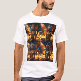 3D Verbluffende Deep Black Skin Tone" T-shirt