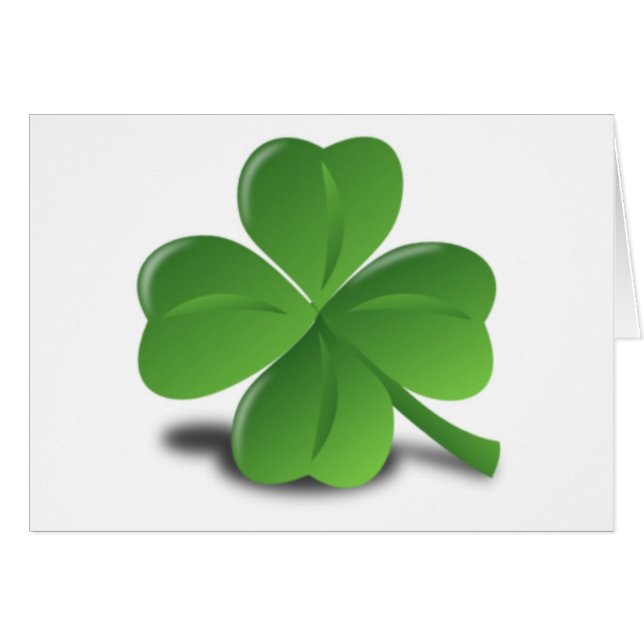 3D Vier Leaf Clover (Voorkant Horizontaal)