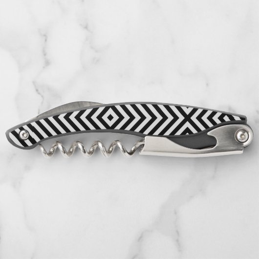 3D Vierkante Illusiepatroon Kurkentrekker (Achterkant)