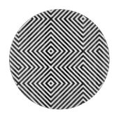 3D Vierkante Illusiepatroon Snijplank (Voorkant)