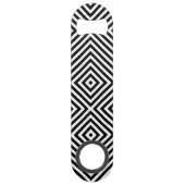 3D Vierkante Illusiepatroon Speed Flessenopener (Voorkant)