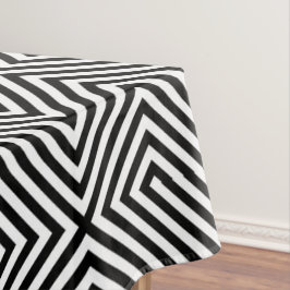 3D Vierkante Illusiepatroon Tafelkleed