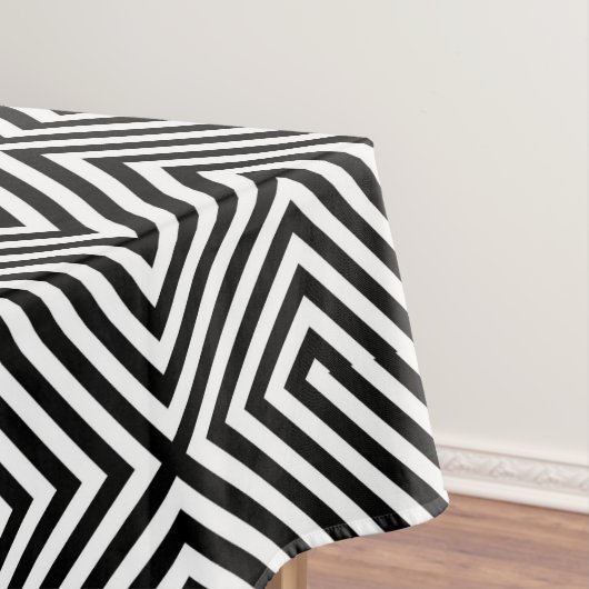 3D Vierkante Illusiepatroon Tafelkleed (Voorbeeld)