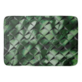 3D-vierkantjes mengen met donkergroen afbeelding a Badmat (Voorkant)