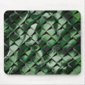 3D-vierkantjes mengen met donkergroen afbeelding a Muismat (Voorkant)