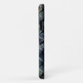 3D-vierkantjes mengen met donkergroen 'rookglas' Case-Mate iPhone Case (Achterkant/rechts)