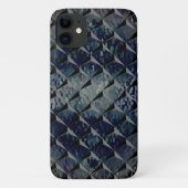 3D-vierkantjes mengen met donkergroen 'rookglas' Case-Mate iPhone Case (Achterkant)