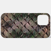 3D-vierkantjes mengen met gehamerd glas van achter Case-Mate iPhone Case (Achterkant (horizontaal))