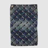 3D-vierkantjes mengen met gehamerd glas van achter Golfhanddoek (Voorkant)