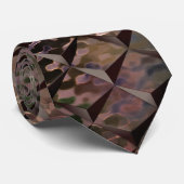 3D-vierkantjes mengen met gehamerd glas van achter Stropdas (Opgerold)