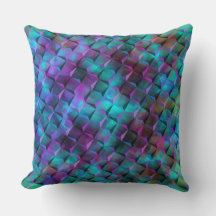 3D vierkantjes met blauw, lila tot roze of driehoe