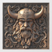 3D Viking Window Cling Raamsticker (Vel)