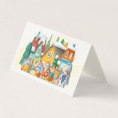 3D Visitekaartje voor kerstmis (Voorkant)