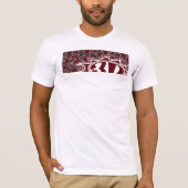 3d-vlam en -script t-shirt (Voorkant)
