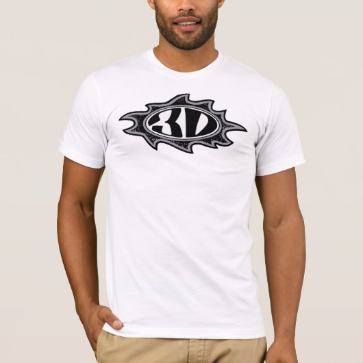 3d vlam Logo T-shirt (Voorkant)