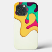 3D vloeibaar patroon Case-Mate iPhone Case (Achterkant)