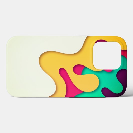 3D vloeibaar patroon Case-Mate iPhone Case (Achterkant (horizontaal))