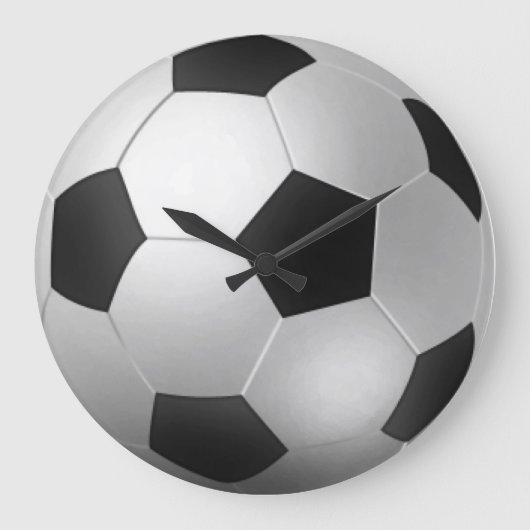 3D Voetbal - het is voetbaltijd! Grote Klok (Voorkant)