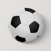 3D-Voetbal Ronde Button 5,7 Cm (Voorkant)
