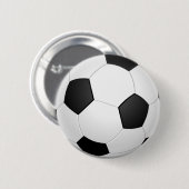3D-Voetbal Ronde Button 5,7 Cm (Voorkant /achterkant)
